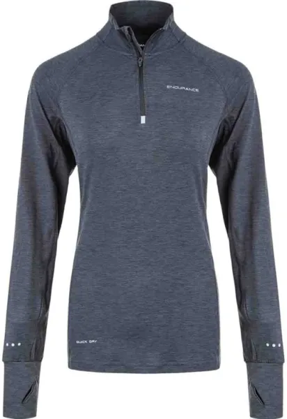 Endurance Canna V2 Melange Performance - Mellanlager - Dam - Svart - Strl. 46